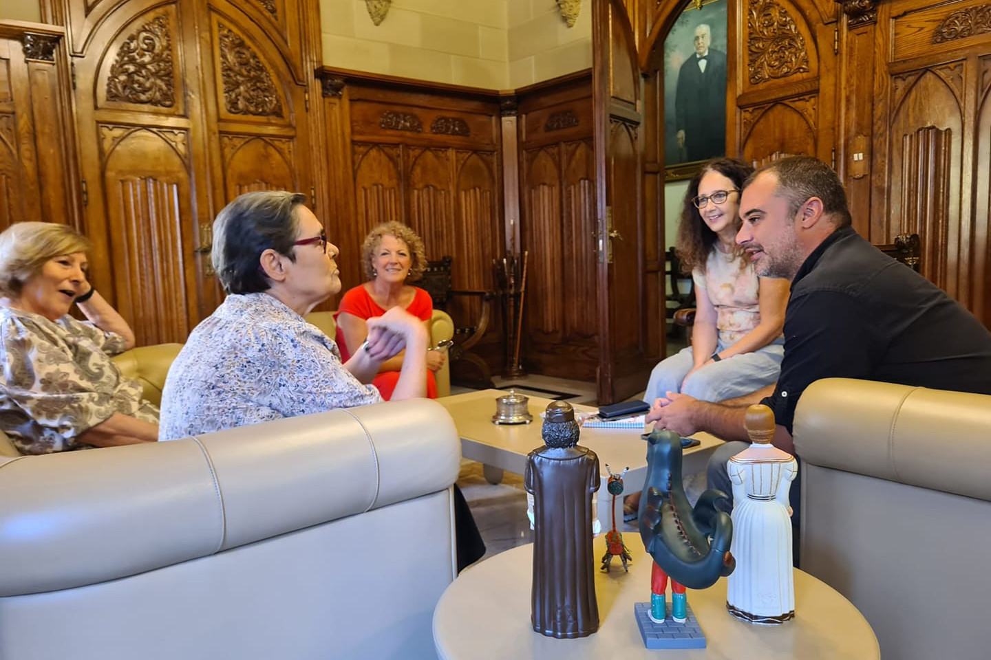 visita a l'Ajuntament de Terrassa i reunió amb l'alcalde Jordi Ballart Pastor